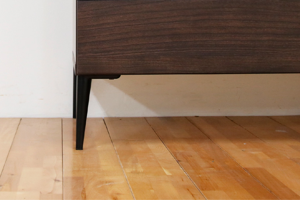 桐モダンのアイアン脚