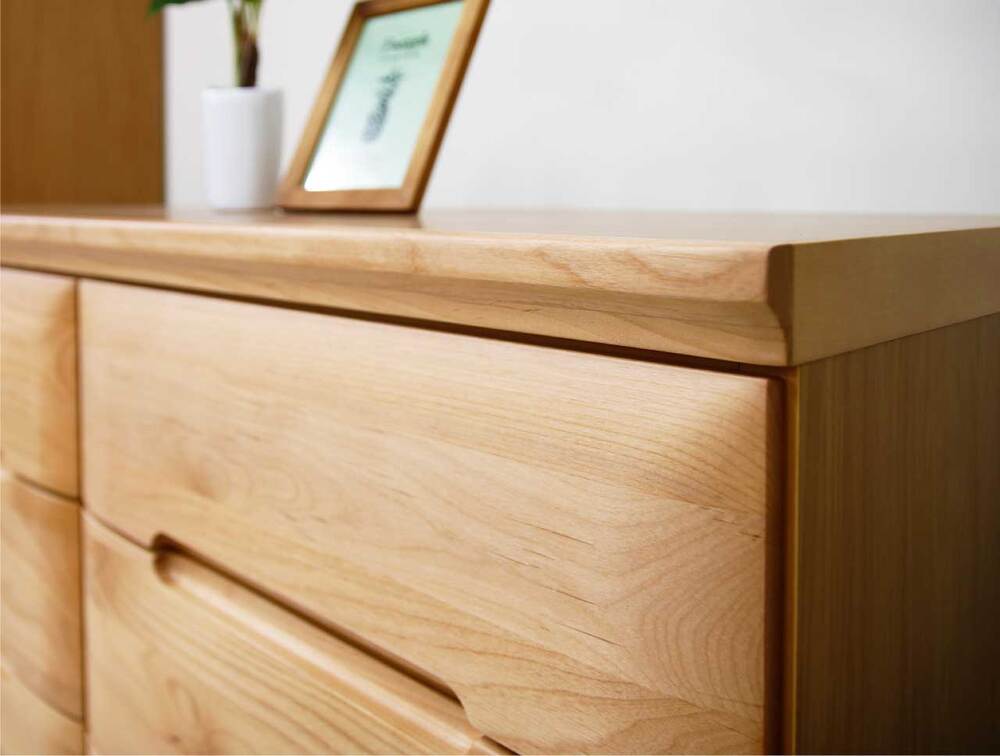 プラム 幅88-6段チェスト アルダー | チェスト・タンス | 丸田木工