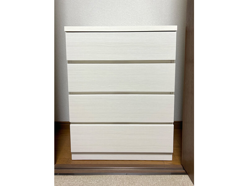 フィット(ホワイト)60-4段(奥行44cm)