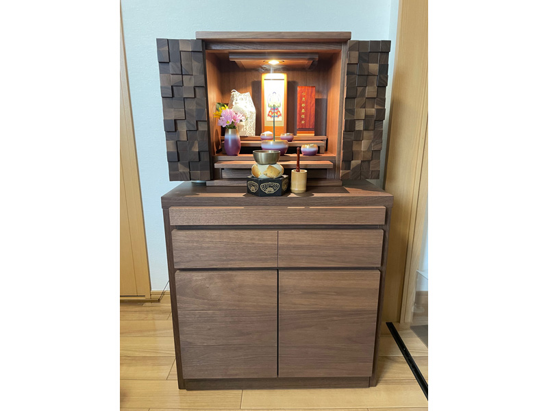 グラード 幅60仏壇台 ウォールナット